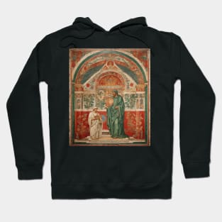 SAn Vitale And Byzantine Mosaics Italy Vintage Tourism Travel Poster Hoodie